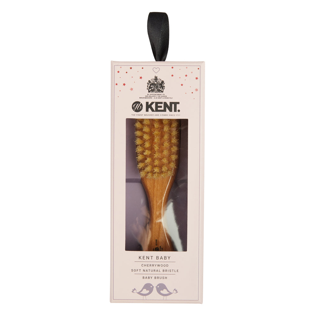 Kent Brushes Pure White Bristle Baby Brush
