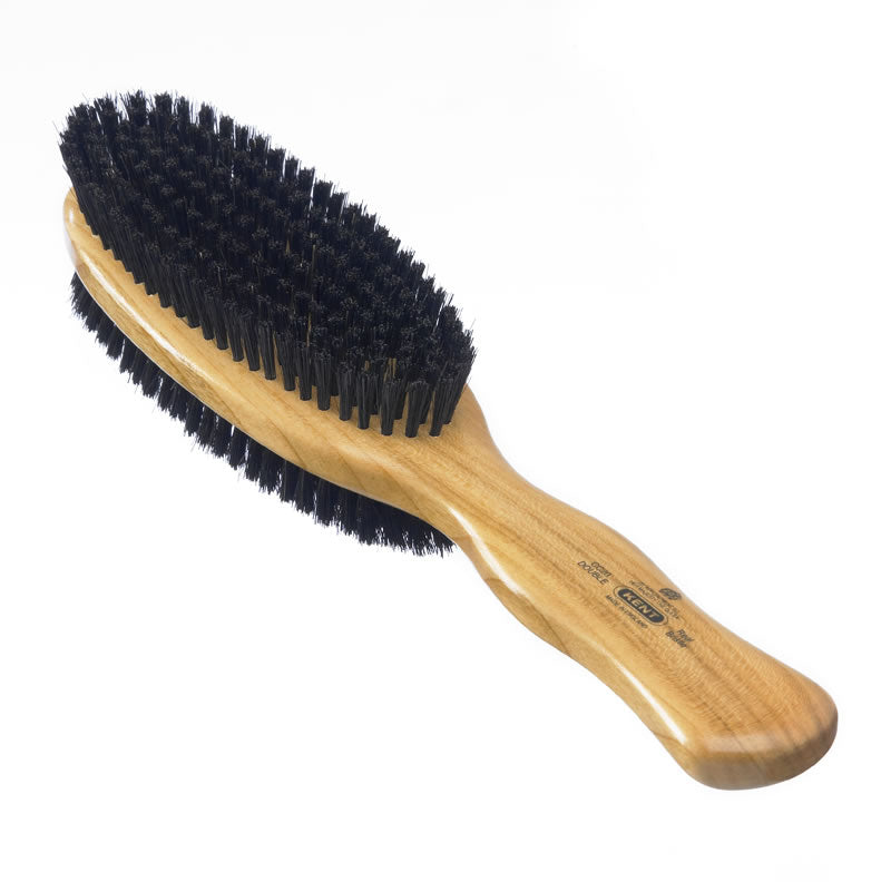 Double-Sided Natural Bristle Cherrywood Clothes Brush - CC20