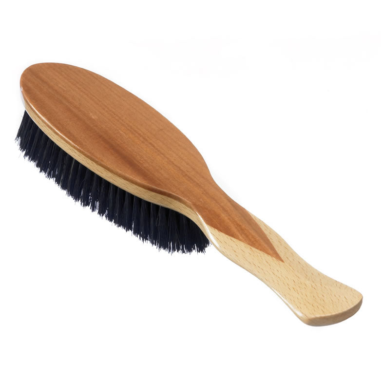 Pure Bristle Beechwood and Dark wood Clothes Brush - CS1B