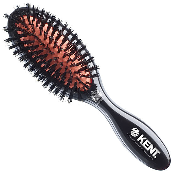 Classic Shine Small Pure Black Bristle Hairbrush - CSFS