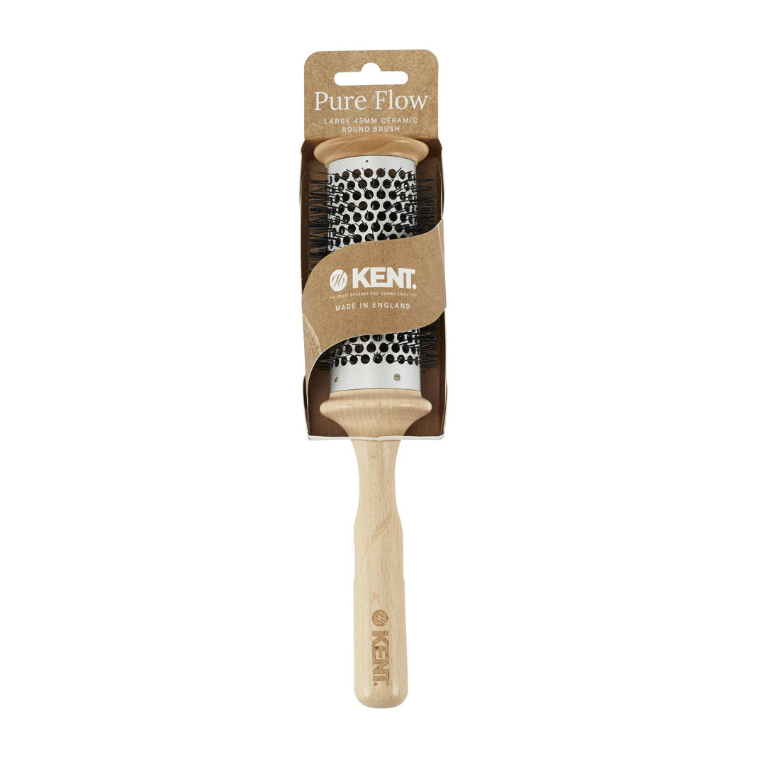 Flow ceramic outlet straightening brush