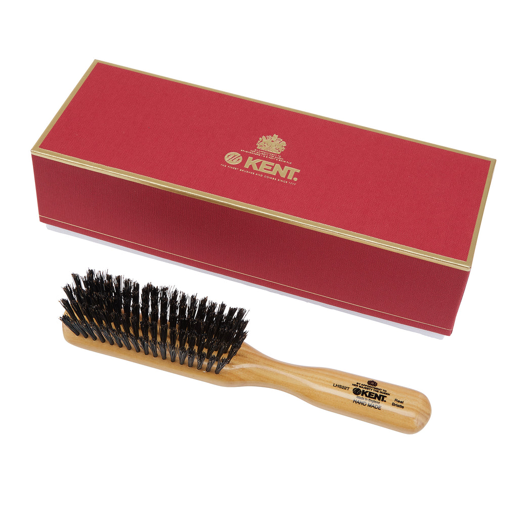 Handmade Satinwood Pure Bristle Hairbrush LHS22T