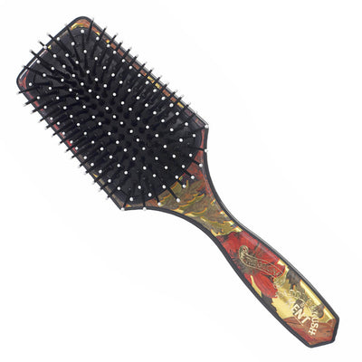 Small Floral Cushioned Paddle Brush - LPB2 FLORAL