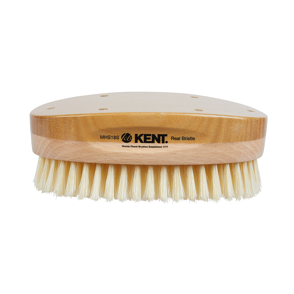 Handmade Satinwood Pure Bristle Military Style Brush