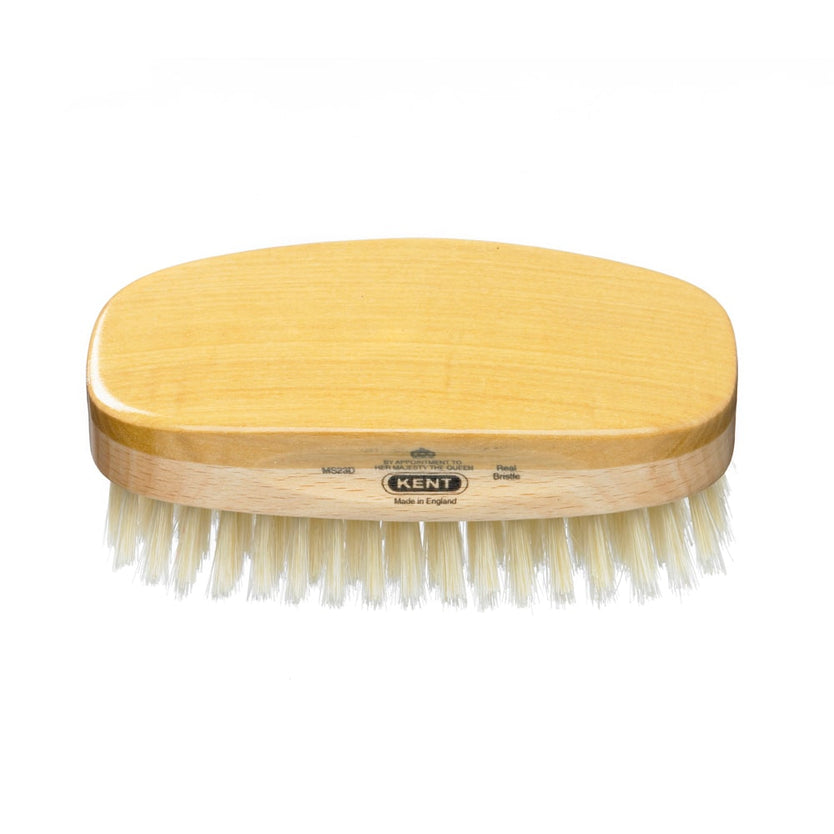 Satinwood Pure Soft White Bristle Rectangular Brush - MS23D