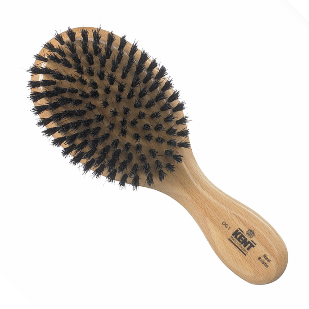 Finest Beechwood Pure Bristle Oval Club Brush OG1