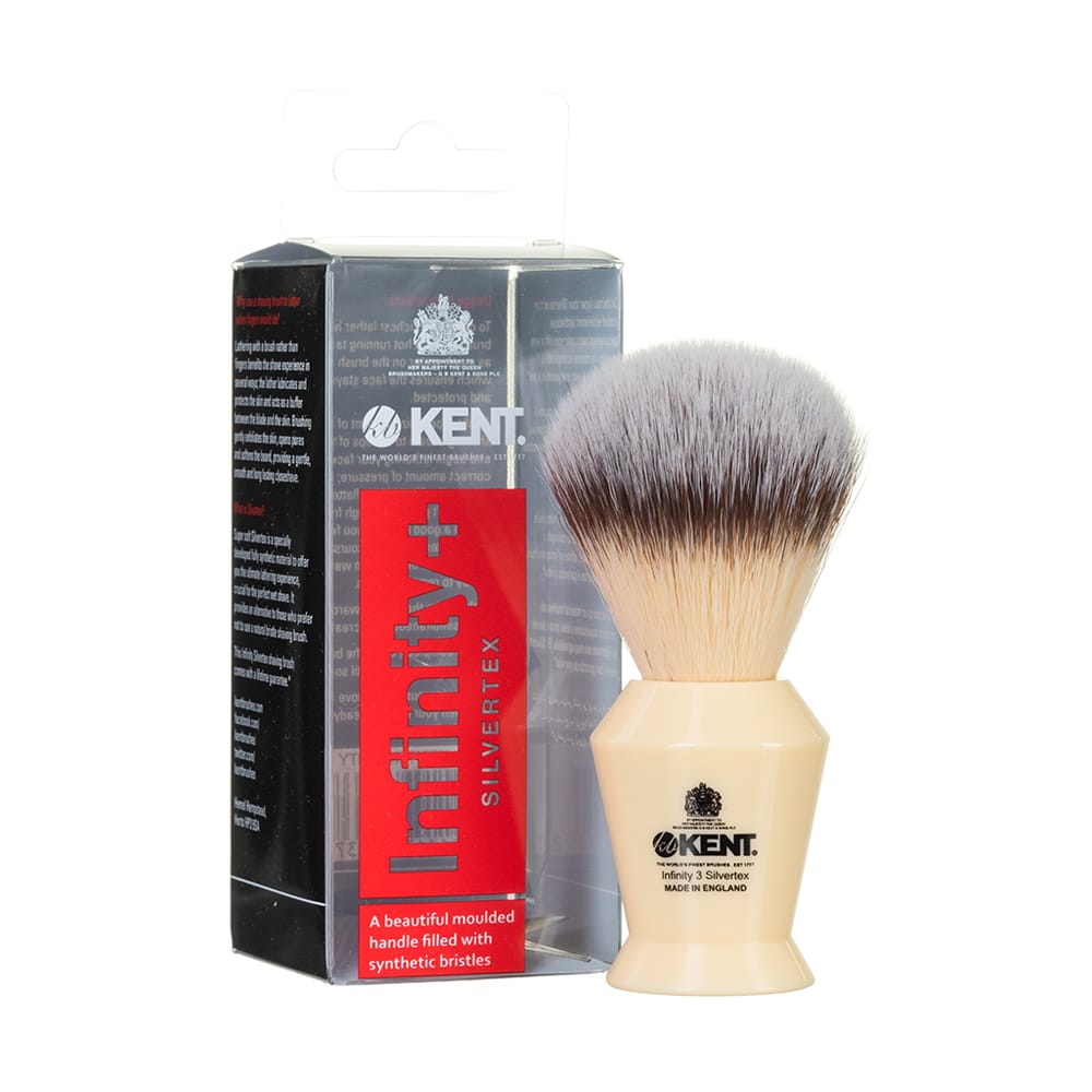 Infinity Plus Ivory Synthetic Shaving Brush INFINITY 3