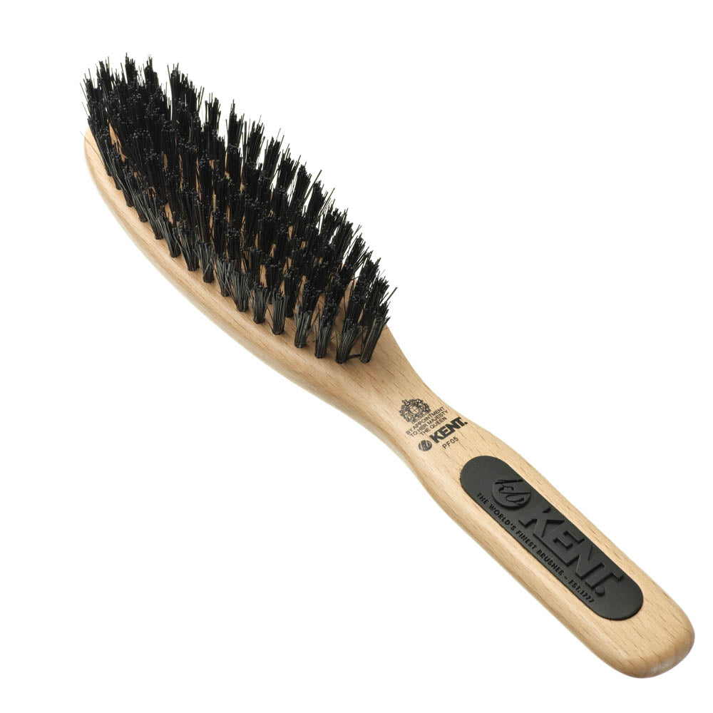 Smoothing Narrow Oval Bristle Nylon Mix Brush - PF05 | Kent Brushes