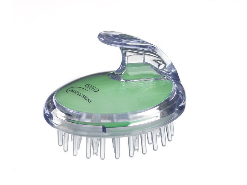 Shampoo and Scalp Massage Brush in Green - SH1 GRN